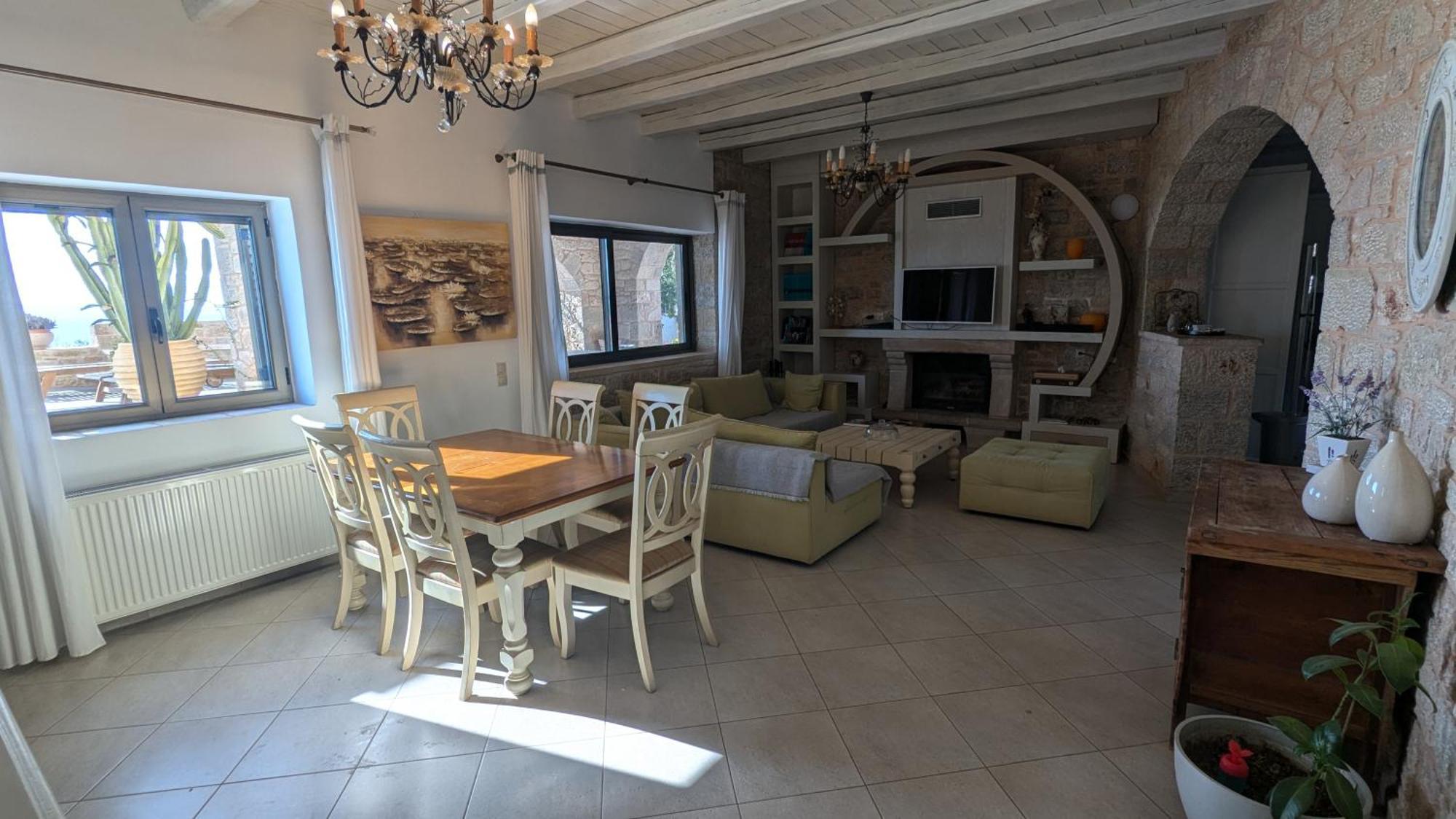 Magnificent, Authentic Private Villa And The Guest House Kardhamili Bagian luar foto